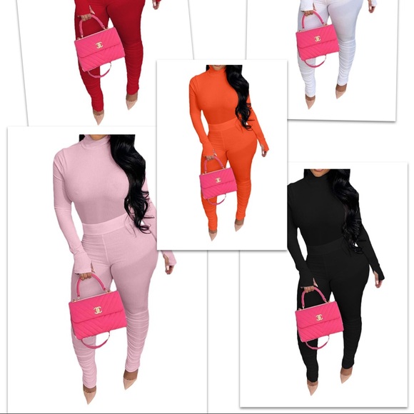 Stylish 2pc Pink Set - Picture 2 of 5